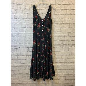 EXPRESS Woman’s Black Cherry Tank Dress size 7/8